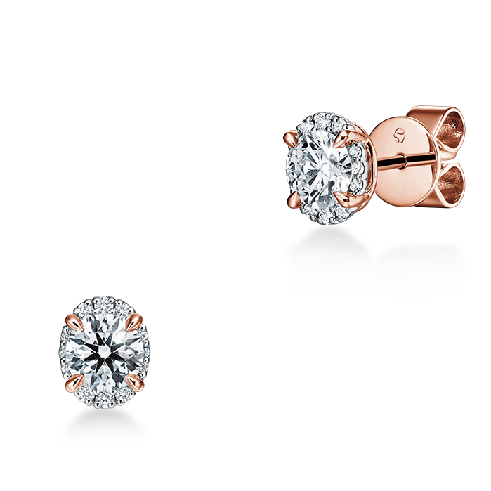 Ellipse Diamond Earrings