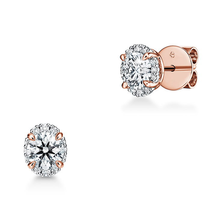 Ellipse Diamond Earrings