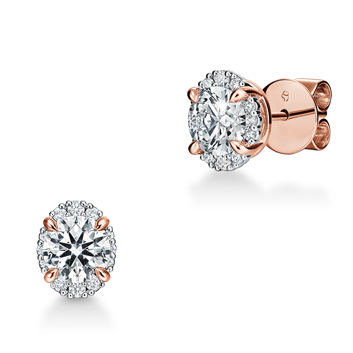 Ellipse Diamond Earrings