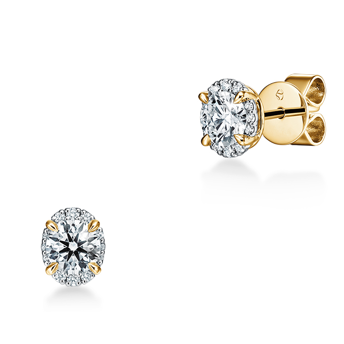 Ellipse Diamond Earrings