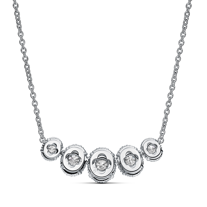 Ellipse Diamond Necklace