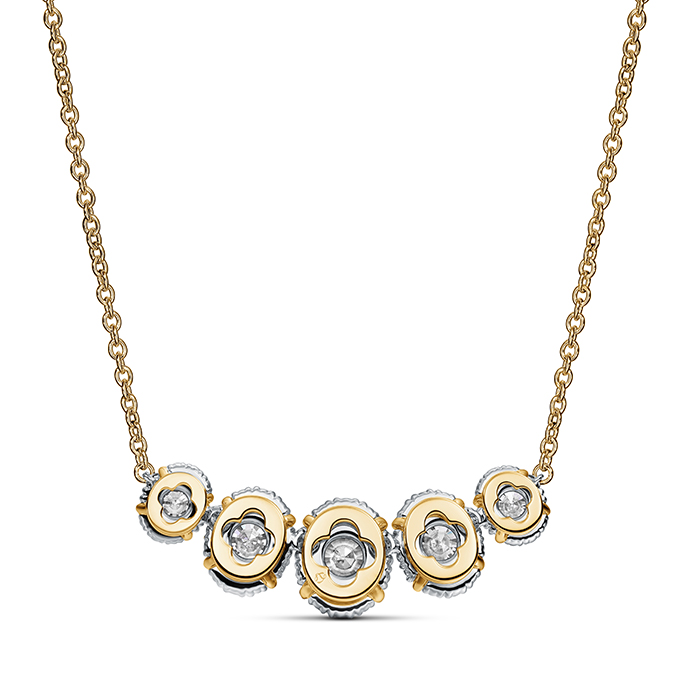 Ellipse Diamond Necklace