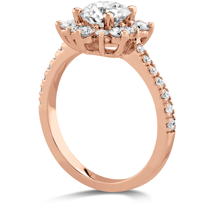 Delight Lady Di Halo Ring - Dia Band