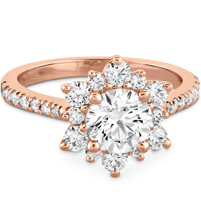 Delight Lady Di Halo Ring - Dia Band