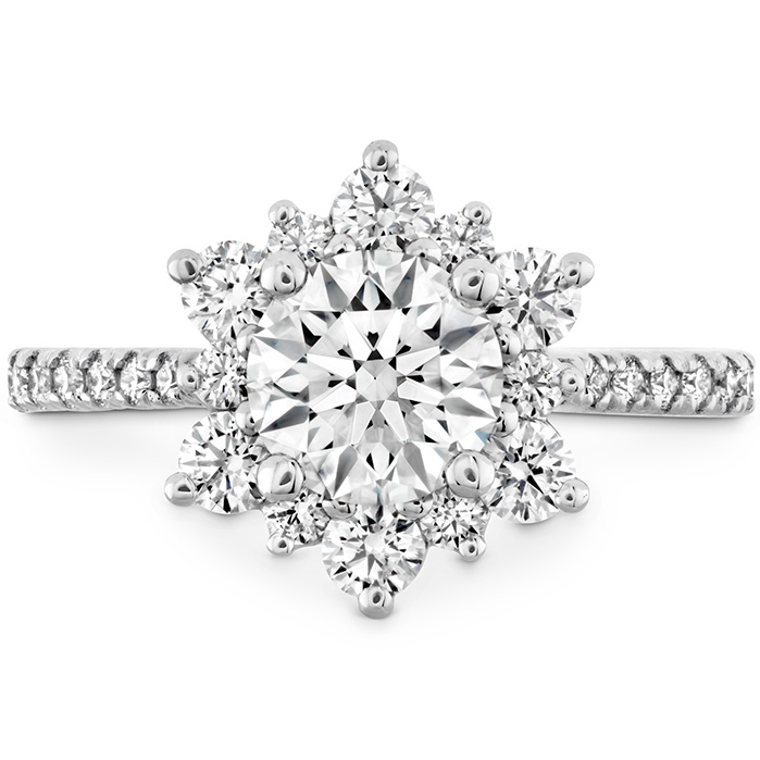 Delight Lady Di Halo Ring - Dia Band