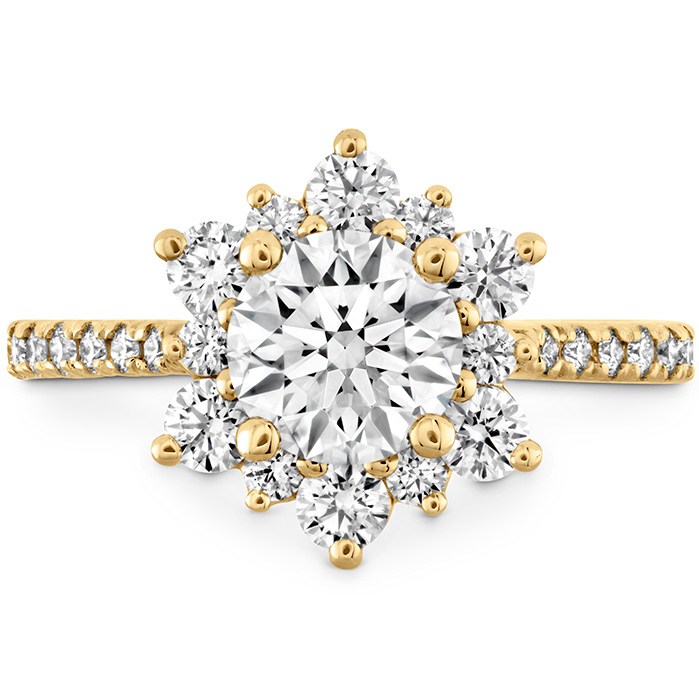 Delight Lady Di Halo Ring - Dia Band
