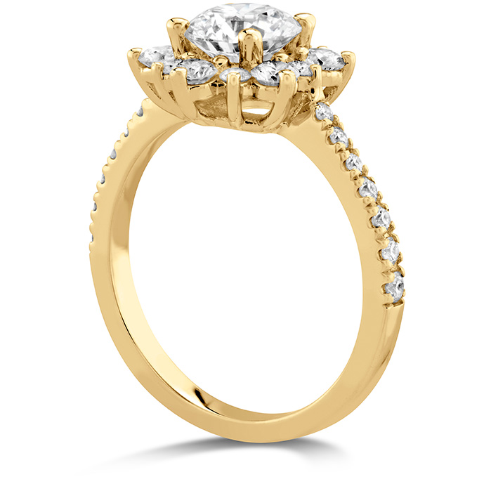Delight Lady Di Halo Ring - Dia Band