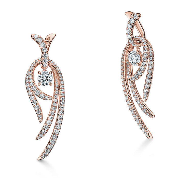Vela Twisted Drop Earrings Large