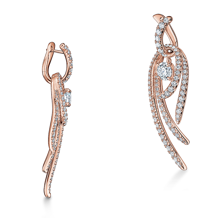 Vela Twisted Drop Earrings Large