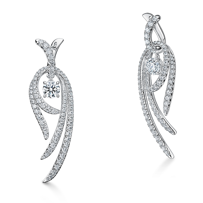 Vela Twisted Drop Earrings Large