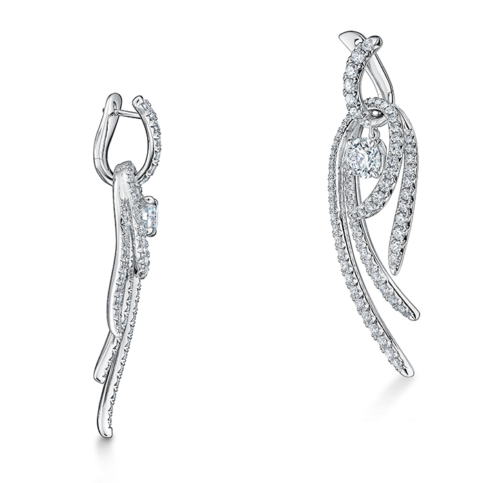 Vela Twisted Drop Earrings Large