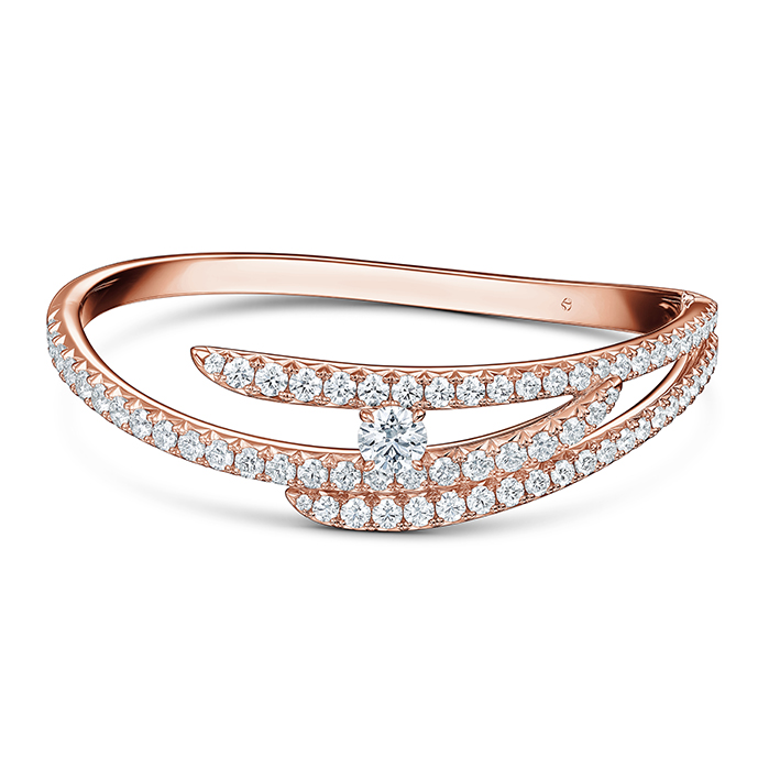 Vela Triple Row Pavé Bangle
