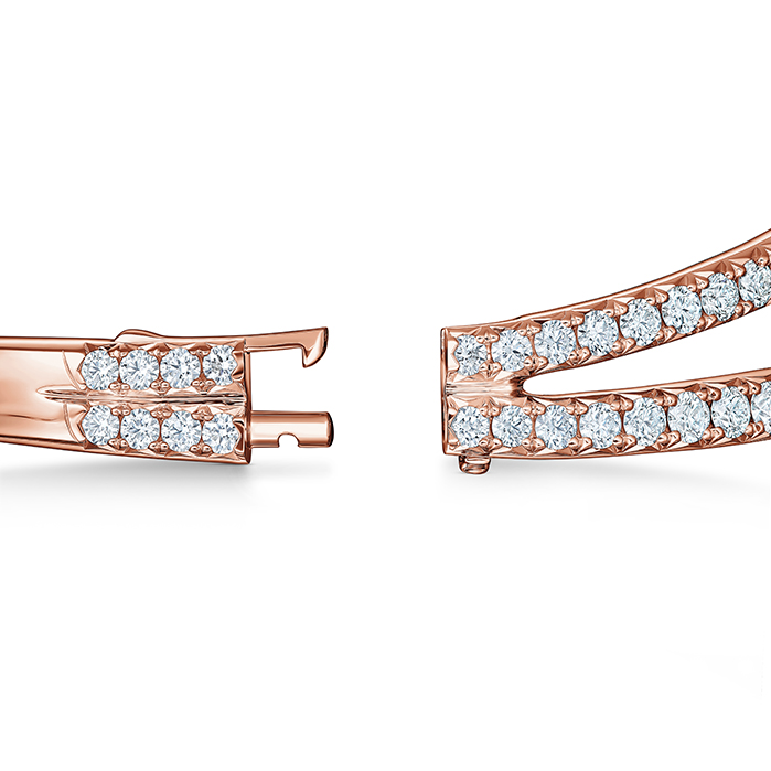 Vela Triple Row Pavé Bangle