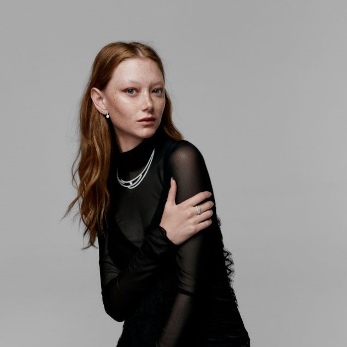 Vela French Cut Pavé Collar