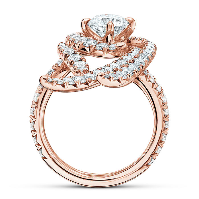 Vela Twisted Cocktail Ring