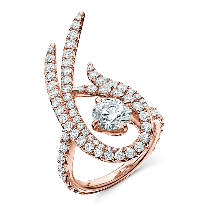 Vela Twisted Cocktail Ring