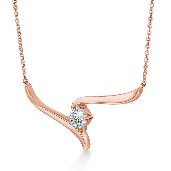 Vela Solitaire Crossover Pendant