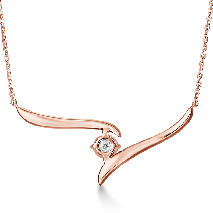 Vela Solitaire Crossover Pendant