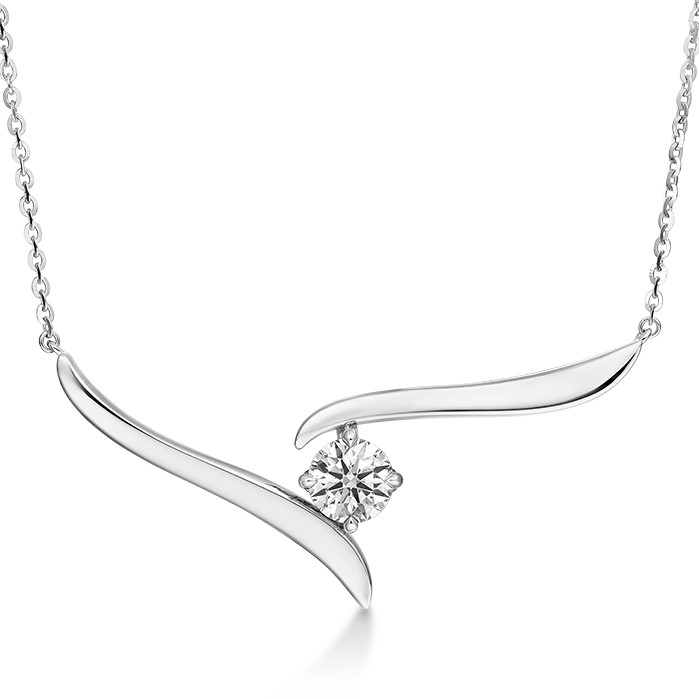 Vela Solitaire Crossover Pendant