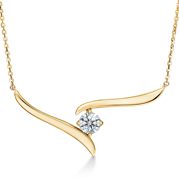 Vela Solitaire Crossover Pendant